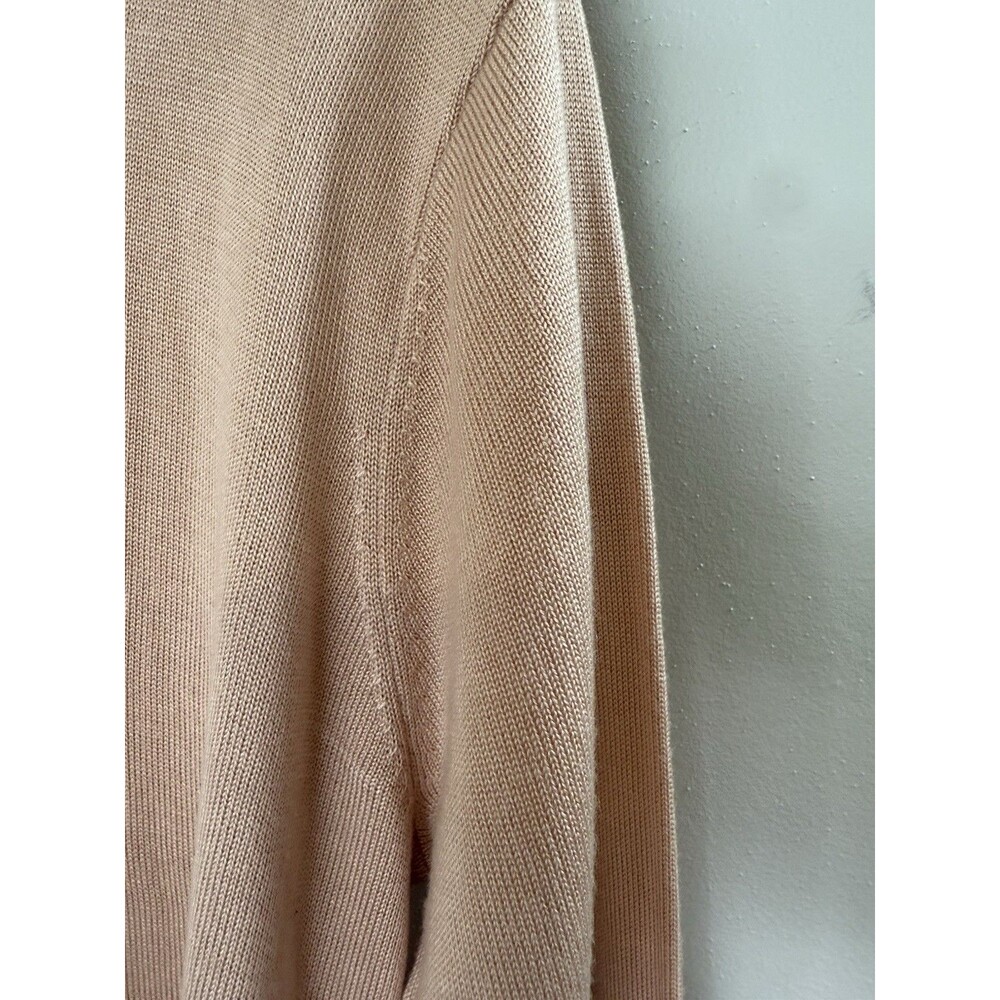 Calvin Klein Women’s Sweater L Pink Long Sleeve Pullover Top Lightweight Knit - Picture 7 of 8